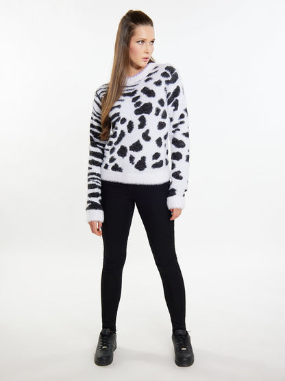 MyMo Strickpullover Damen gemustert