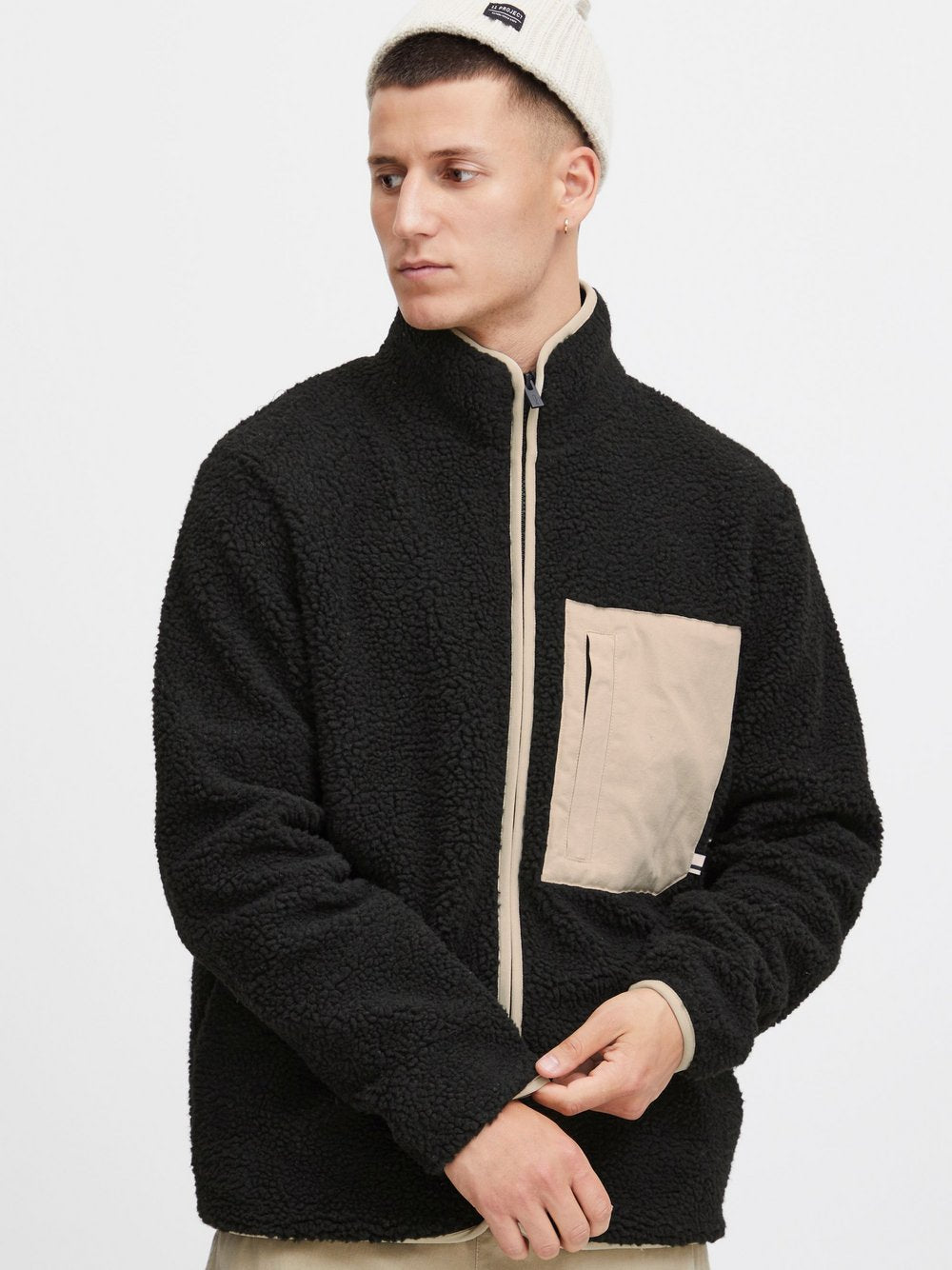 BLEND Fleecejacke Herren