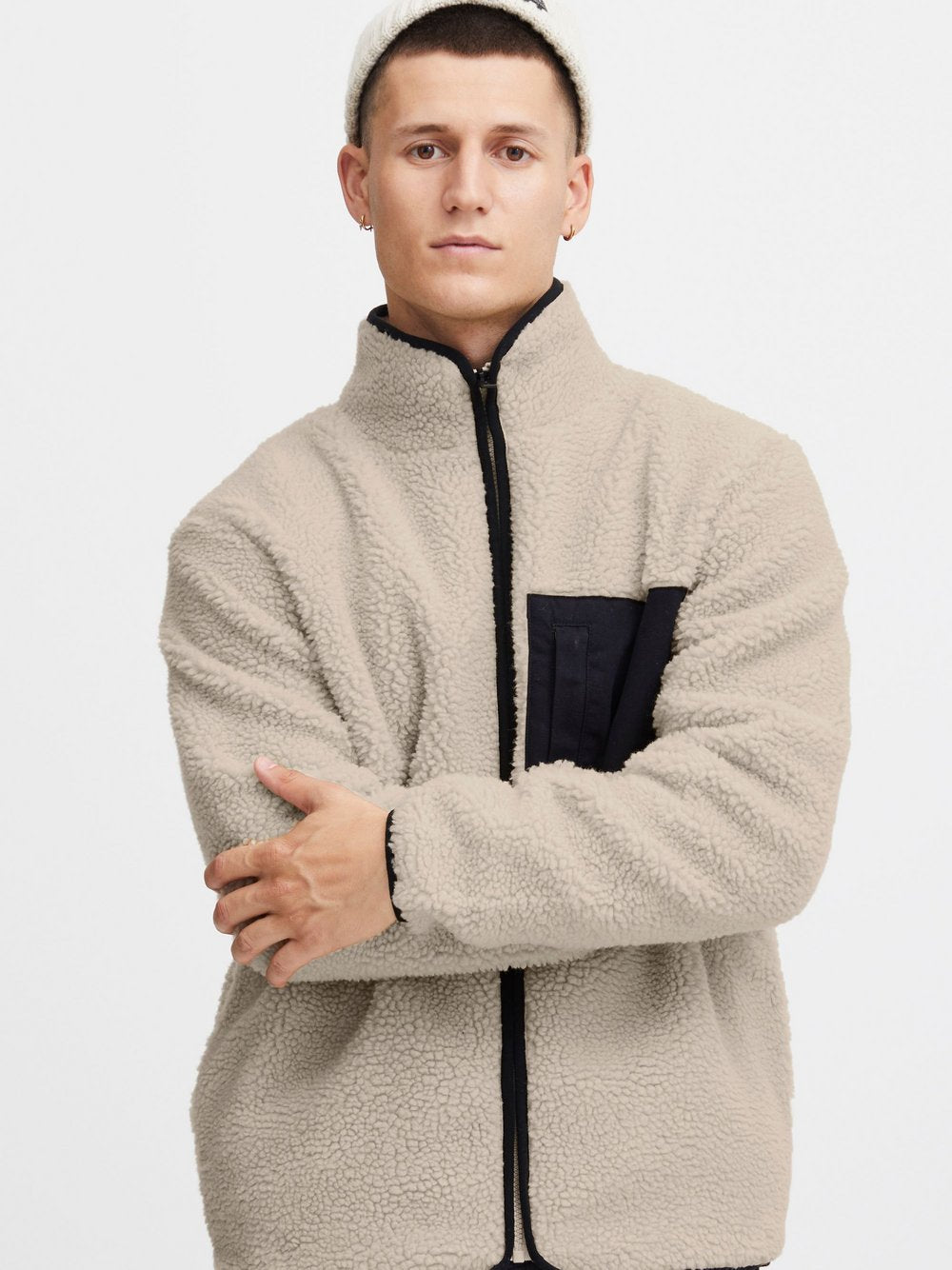 BLEND Fleecejacke Herren