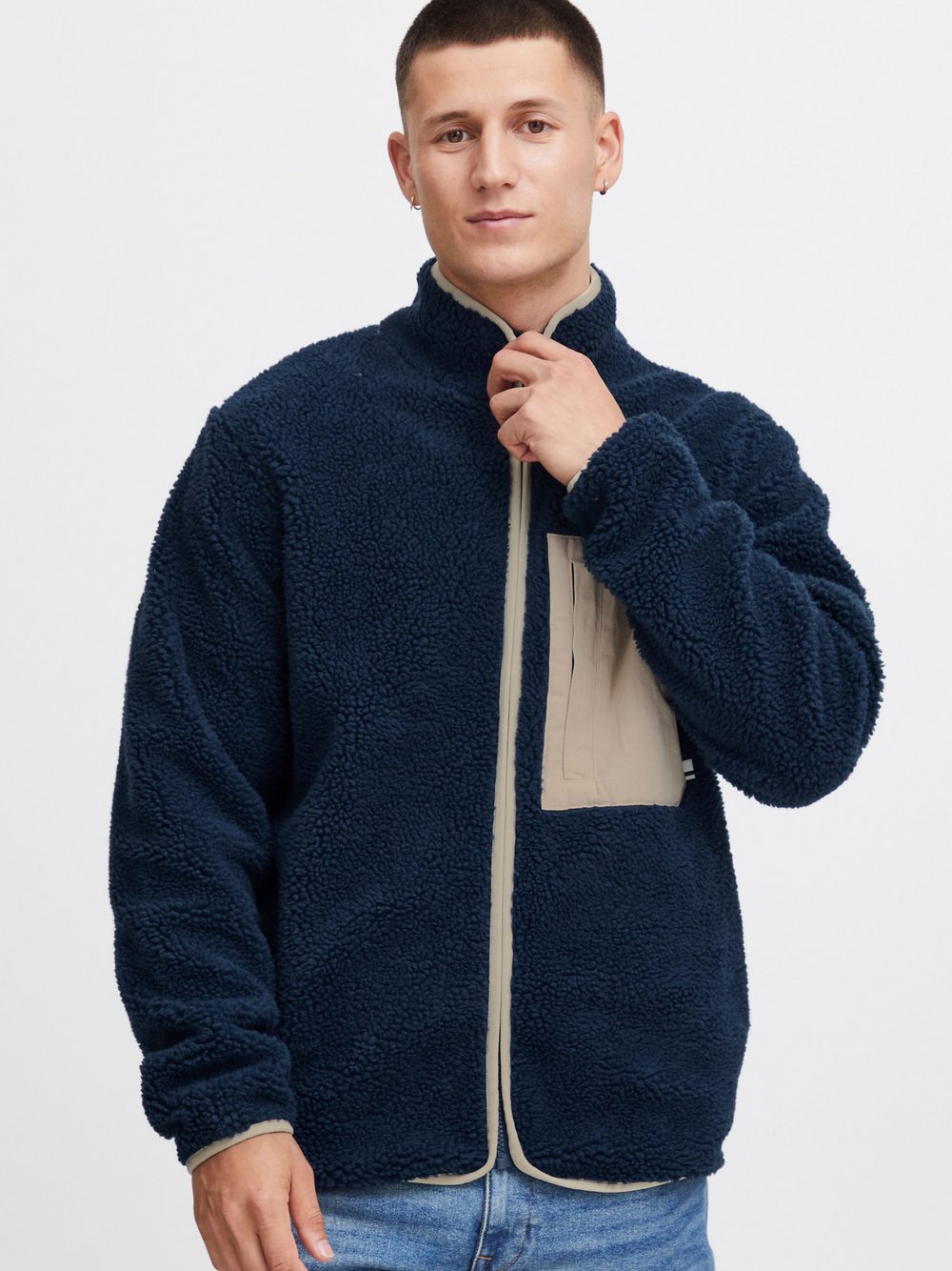 BLEND Fleecejacke Herren