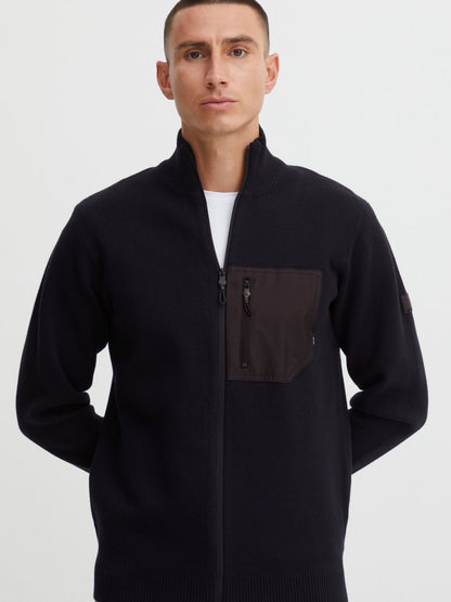Solid Strickjacke Herren Baumwolle