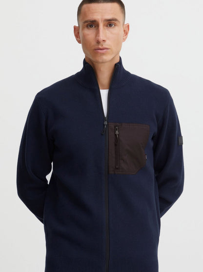 Solid Strickjacke Herren Baumwolle