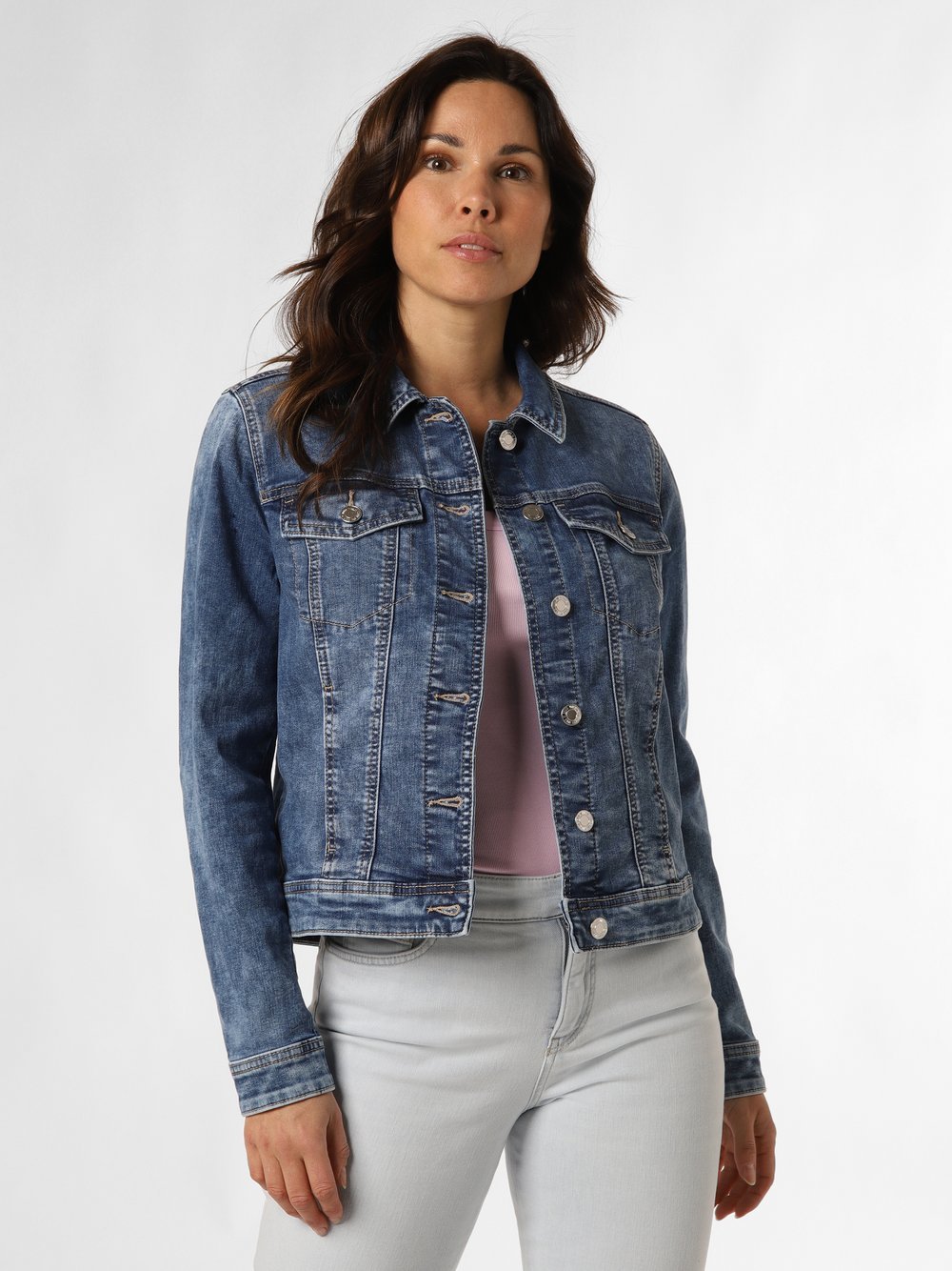 Street One Jeansjacke Damen Baumwolle