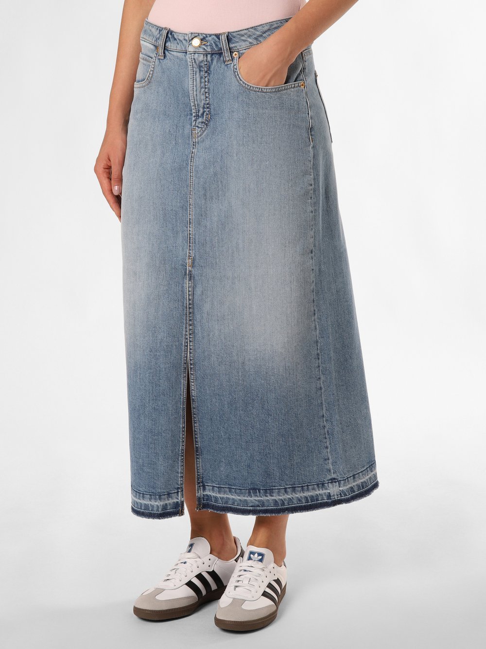 Cambio Jeansrock Damen Baumwolle