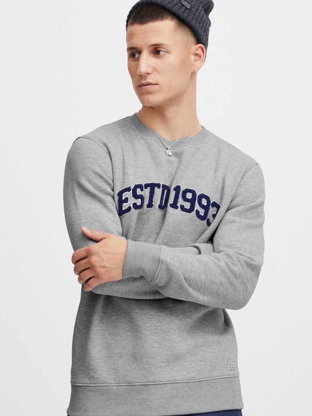 CASUAL FRIDAY Rundhalspullover Herren Baumwolle