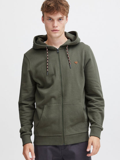 BLEND Kapuzensweatjacke Herren Baumwolle