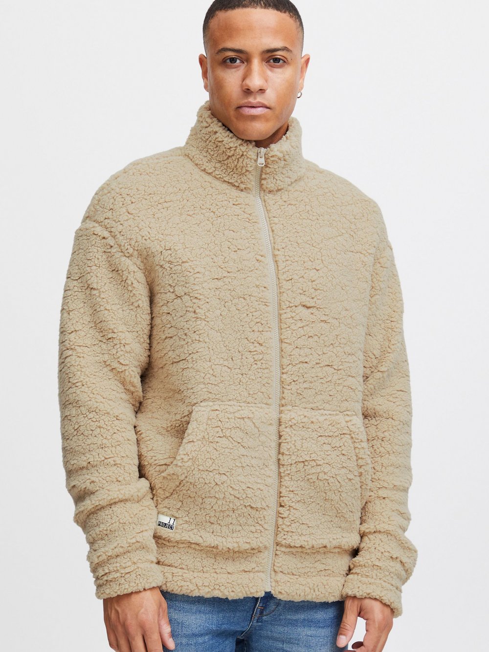 11 Project Fellimitatjacke Herren