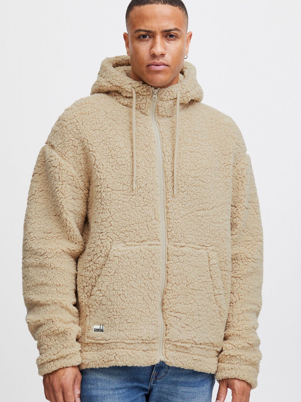 11 Project Fellimitatjacke Herren