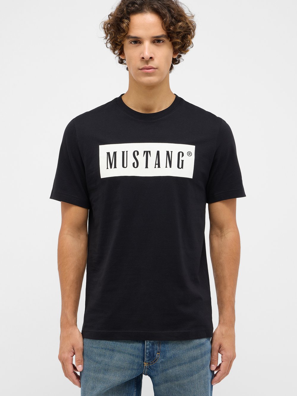 Mustang T-Shirt Herren Baumwolle
