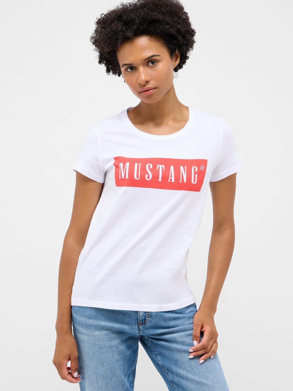Mustang T-Shirt Damen Baumwolle