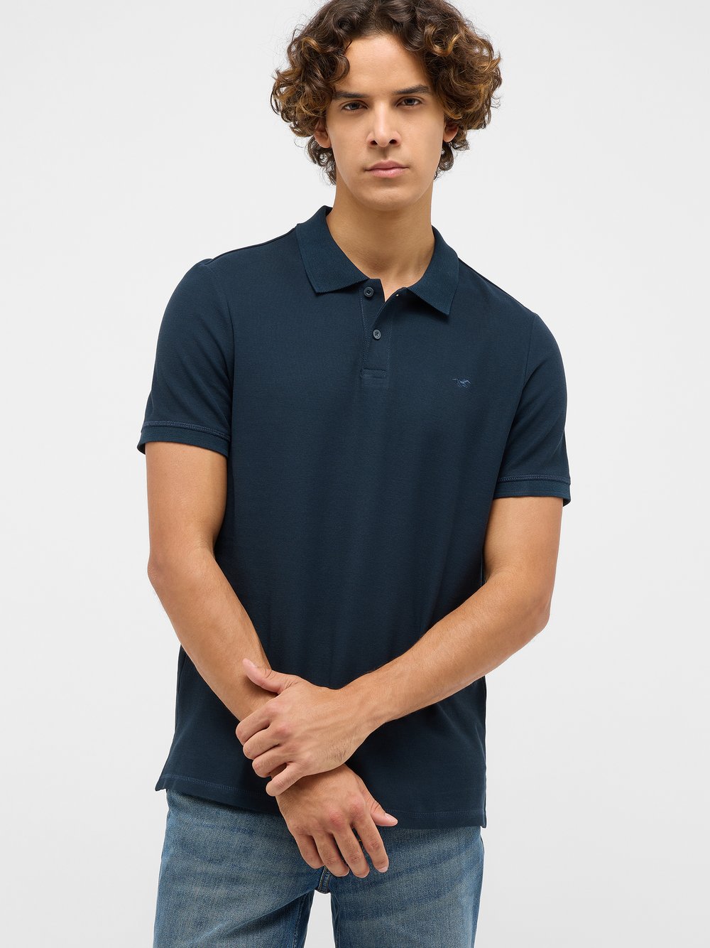 Mustang Polo Herren Baumwolle