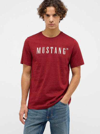 Mustang T-Shirt Herren Baumwolle