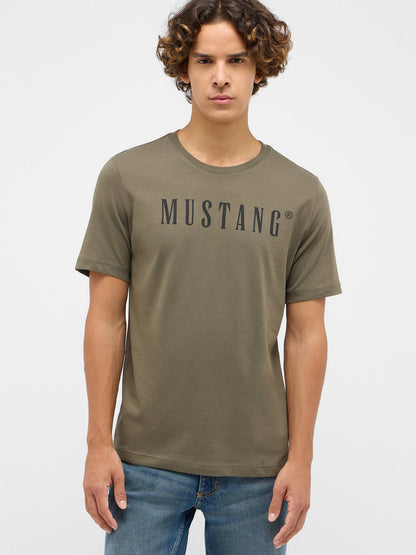 Mustang T-Shirt Herren Baumwolle