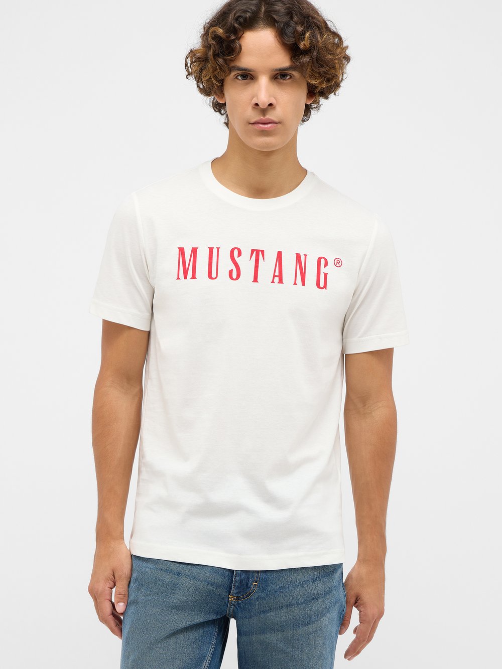 Mustang T-Shirt Herren Baumwolle