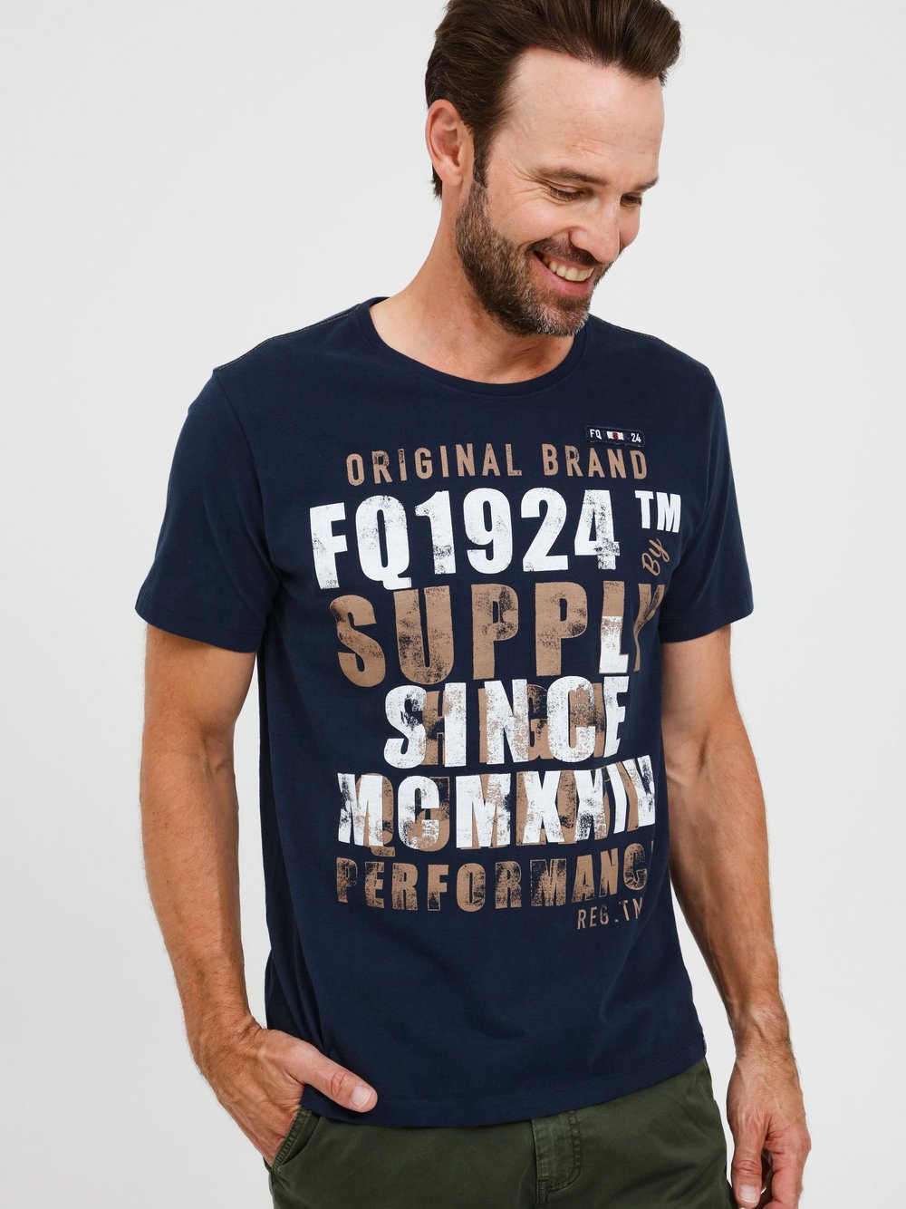CASUAL FRIDAY T-Shirt Herren Baumwolle bedruckt