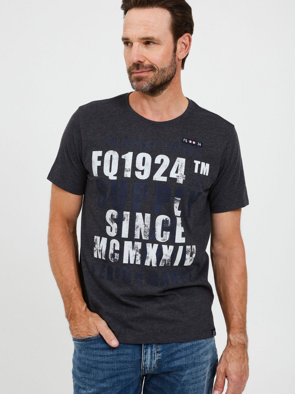 CASUAL FRIDAY T-Shirt Herren Baumwolle bedruckt