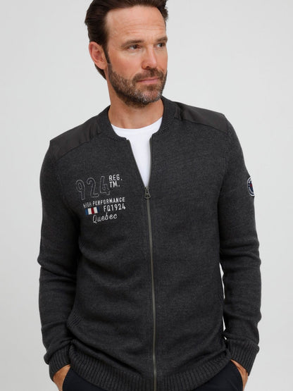Solid Strickjacke Herren Baumwolle