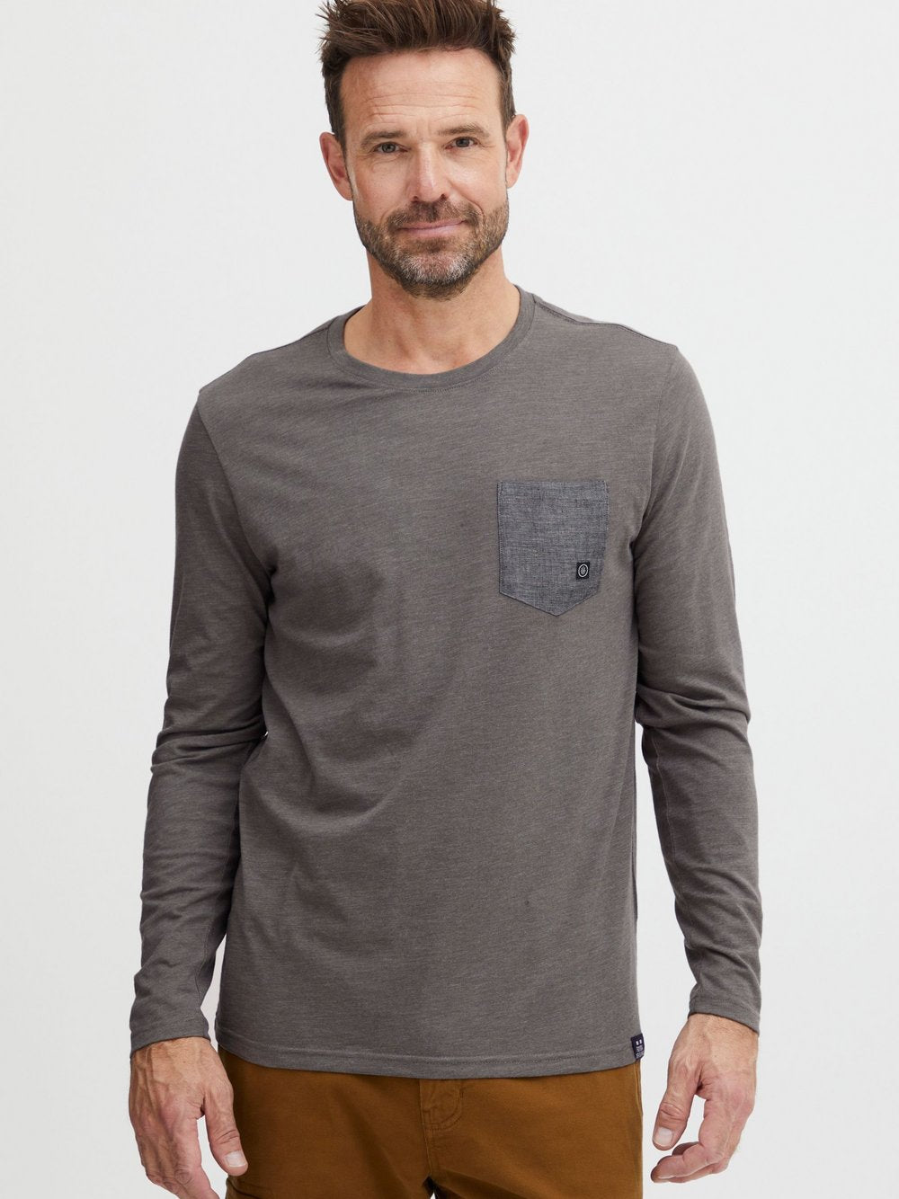 CASUAL FRIDAY Langarmshirt Herren Baumwolle