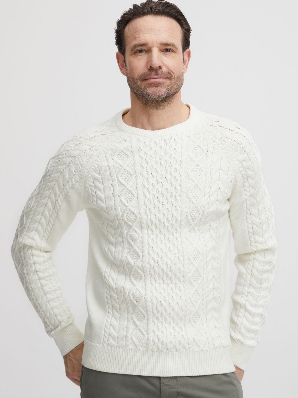 CASUAL FRIDAY Strickpullover Herren meliert