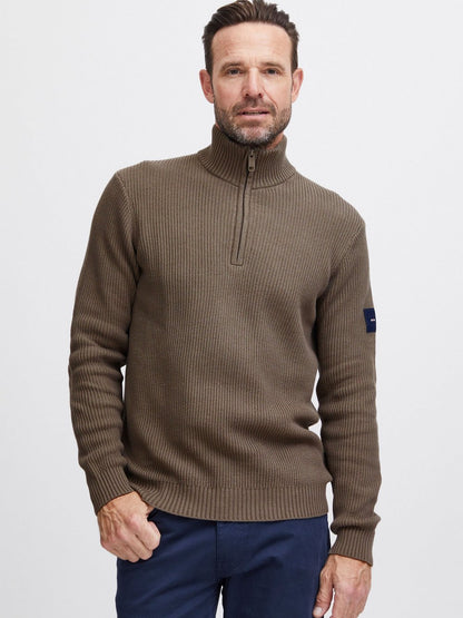 BLEND Weihnachtspullover Herren gemustert