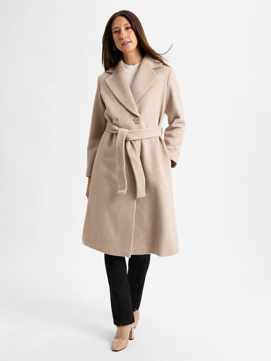 Armani Exchange Mantel mit Wollanteil Damen Wolle