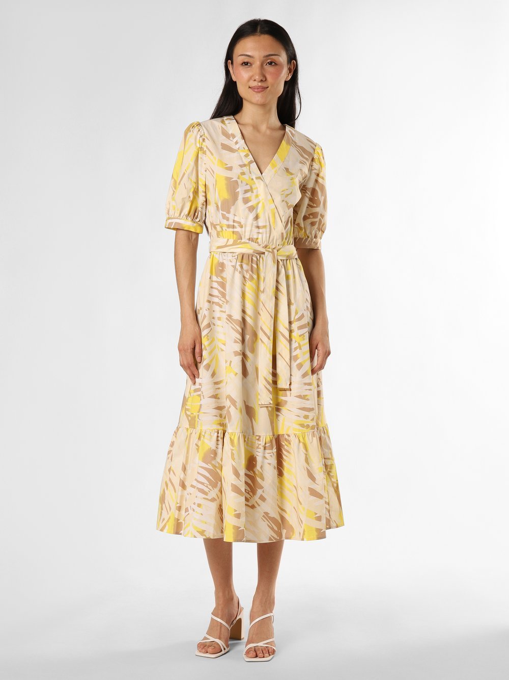 comma Kleid Damen Baumwolle gemustert