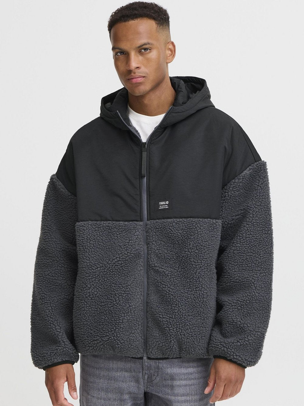 BLEND Fleecejacke Herren