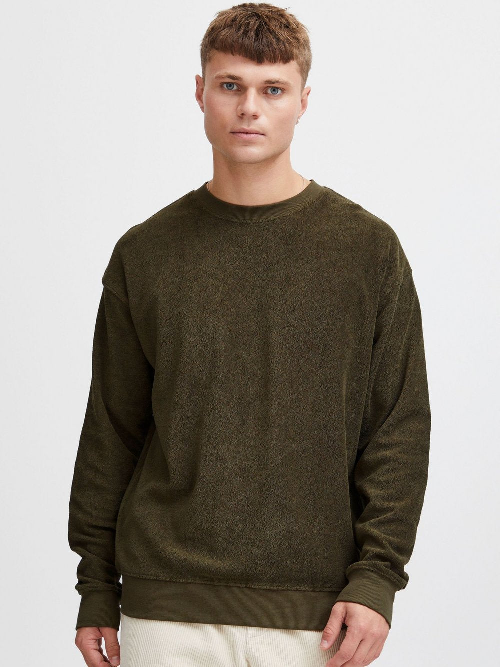 CASUAL FRIDAY Rundhalspullover Herren Baumwolle