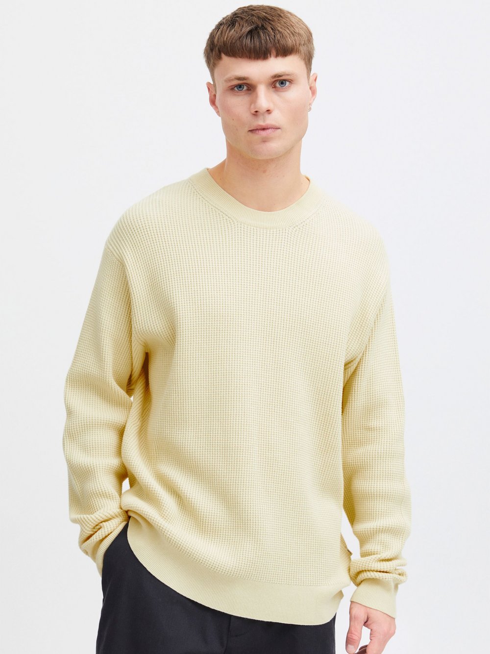 CASUAL FRIDAY Rundhalspullover Herren Baumwolle