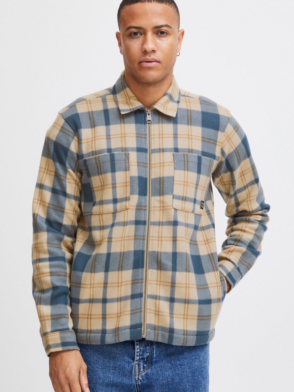 CASUAL FRIDAY Kurzjacke Herren kariert