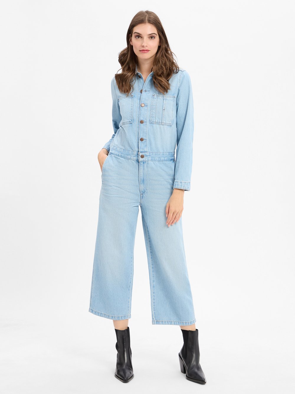 Levi's Jeans-Jumpsuit Damen Baumwolle
