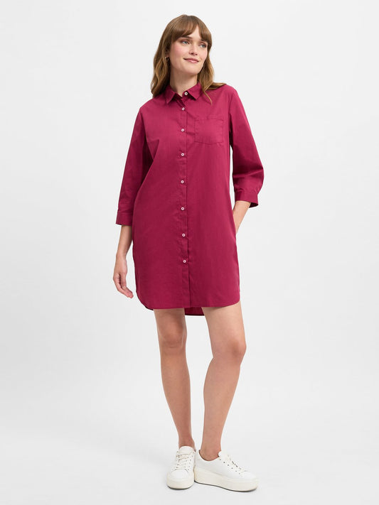 Marie Lund Blusenkleid Damen Baumwolle