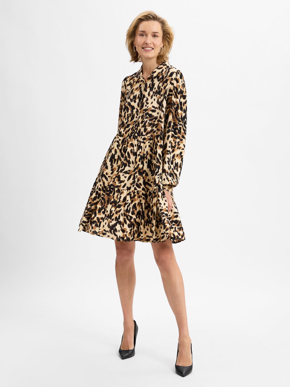 Y.A.S Kleid Damen Viskose gemustert