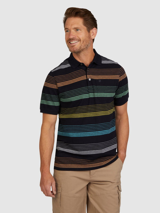 Navigazione Shirt Herren Baumwolle gestreift