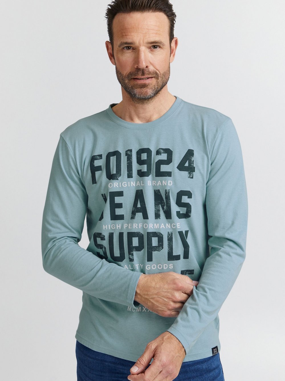 CASUAL FRIDAY Langarmshirt Herren Baumwolle