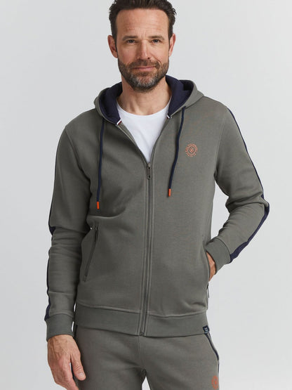 BLEND Kapuzensweatjacke Herren Baumwolle