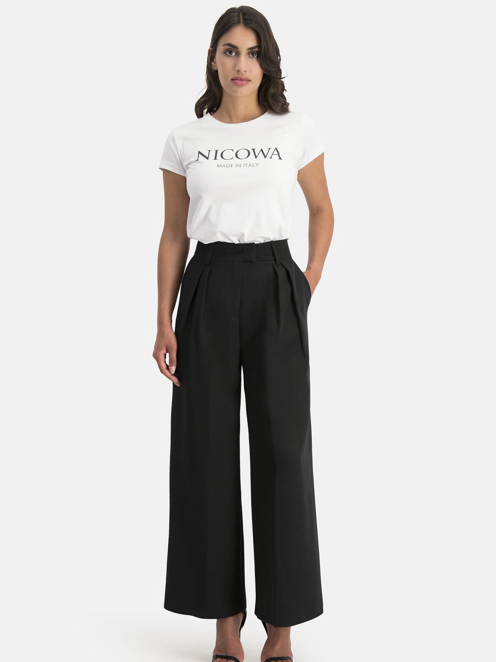 Nicowa Bundfaltenhose Damen