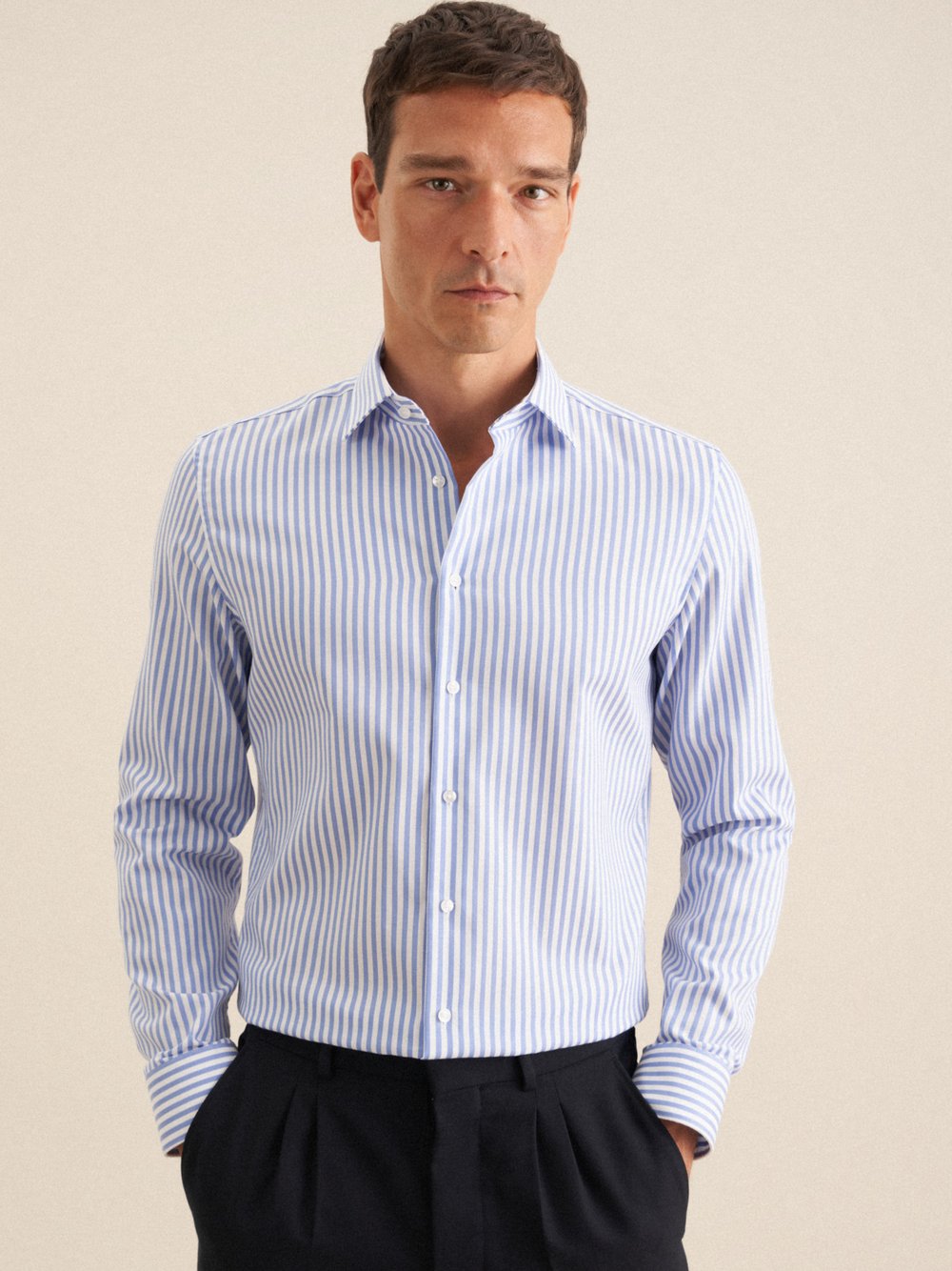 Studio Seidensticker Casual Hemd Herren Regular Fit Baumwolle kariert