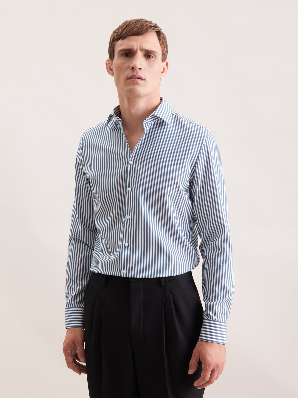 Studio Seidensticker Casual Hemd Herren Regular Fit Baumwolle kariert