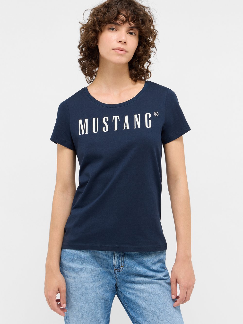 Mustang T-Shirt Damen Baumwolle