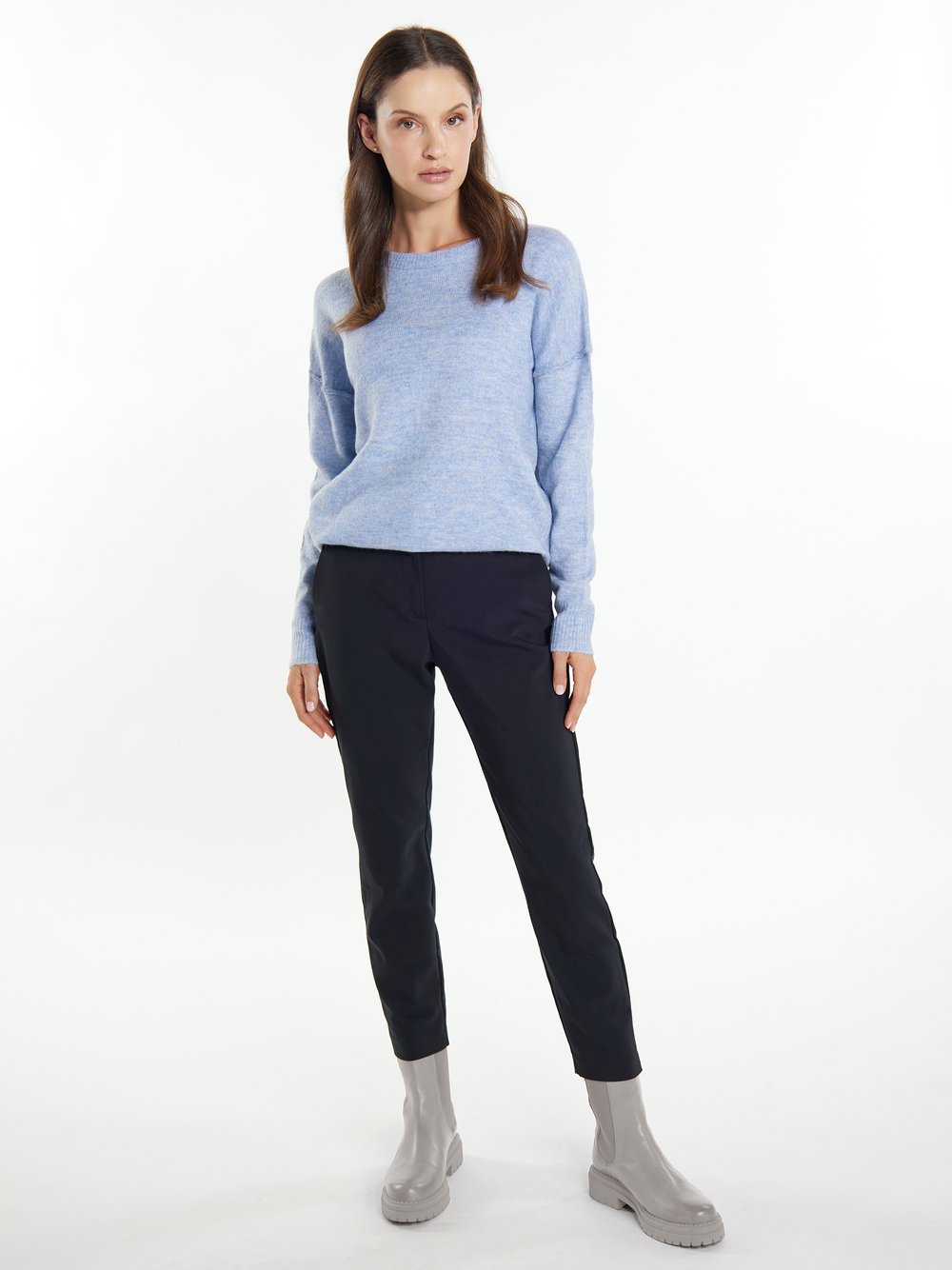 Usha Strickpullover Damen meliert