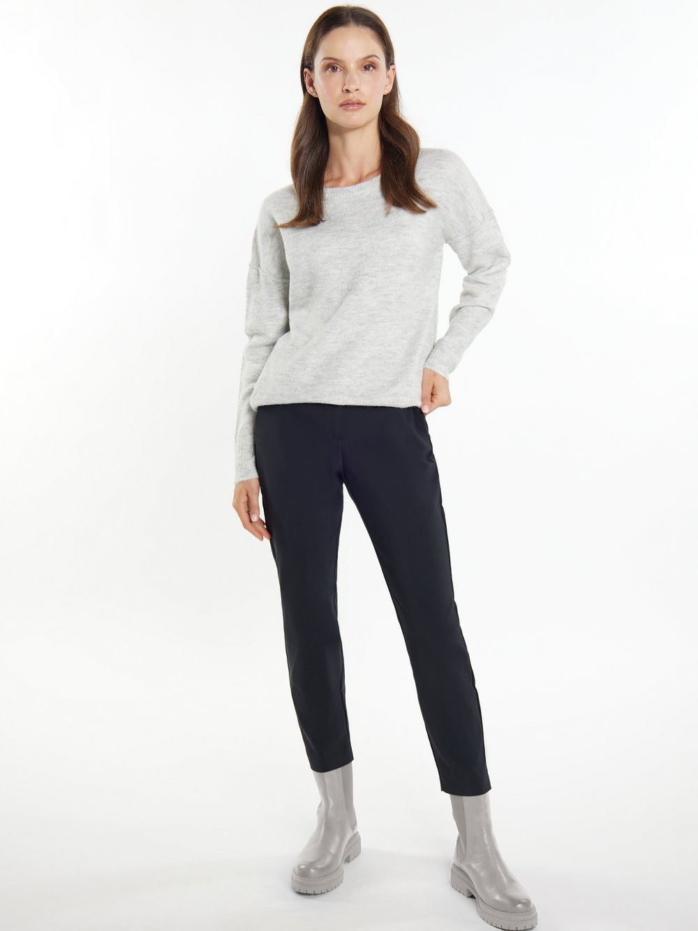 Usha Strickpullover Damen meliert