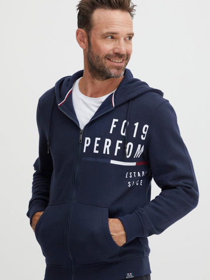 BLEND Kapuzensweatjacke Herren Baumwolle