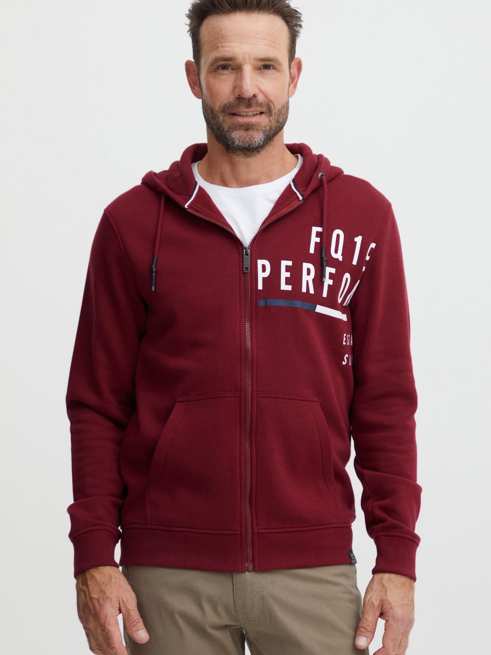 BLEND Kapuzensweatjacke Herren Baumwolle