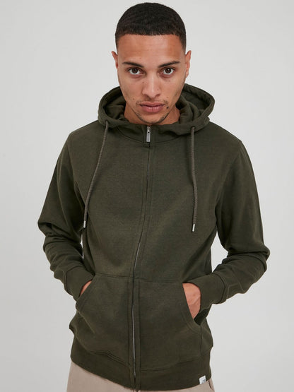 BLEND Kapuzensweatjacke Herren Baumwolle