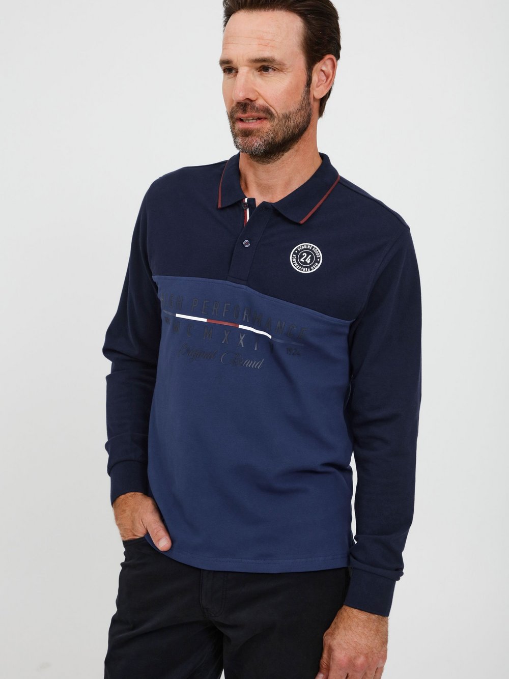 FQ1924 Langarmshirt Herren Baumwolle