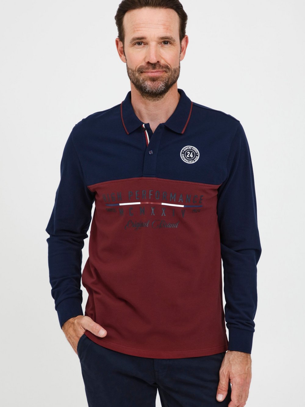 FQ1924 Langarmshirt Herren Baumwolle