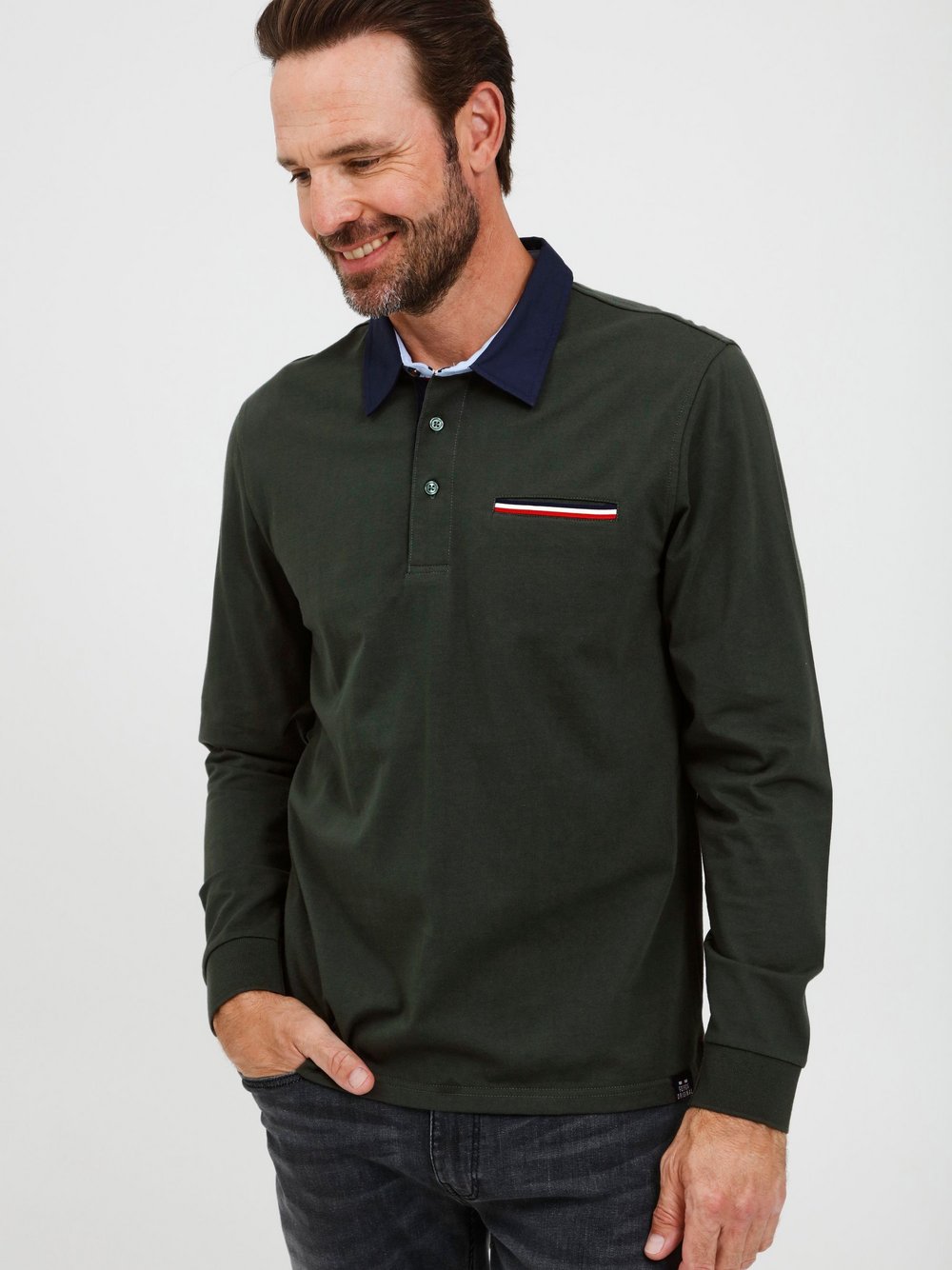 FQ1924 Langarmshirt Herren Baumwolle