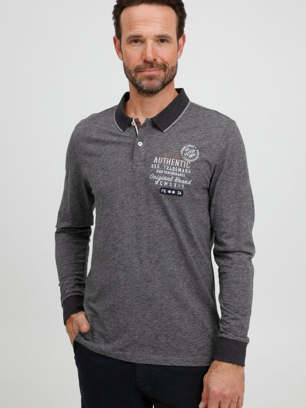 FQ1924 Langarmshirt Herren Baumwolle