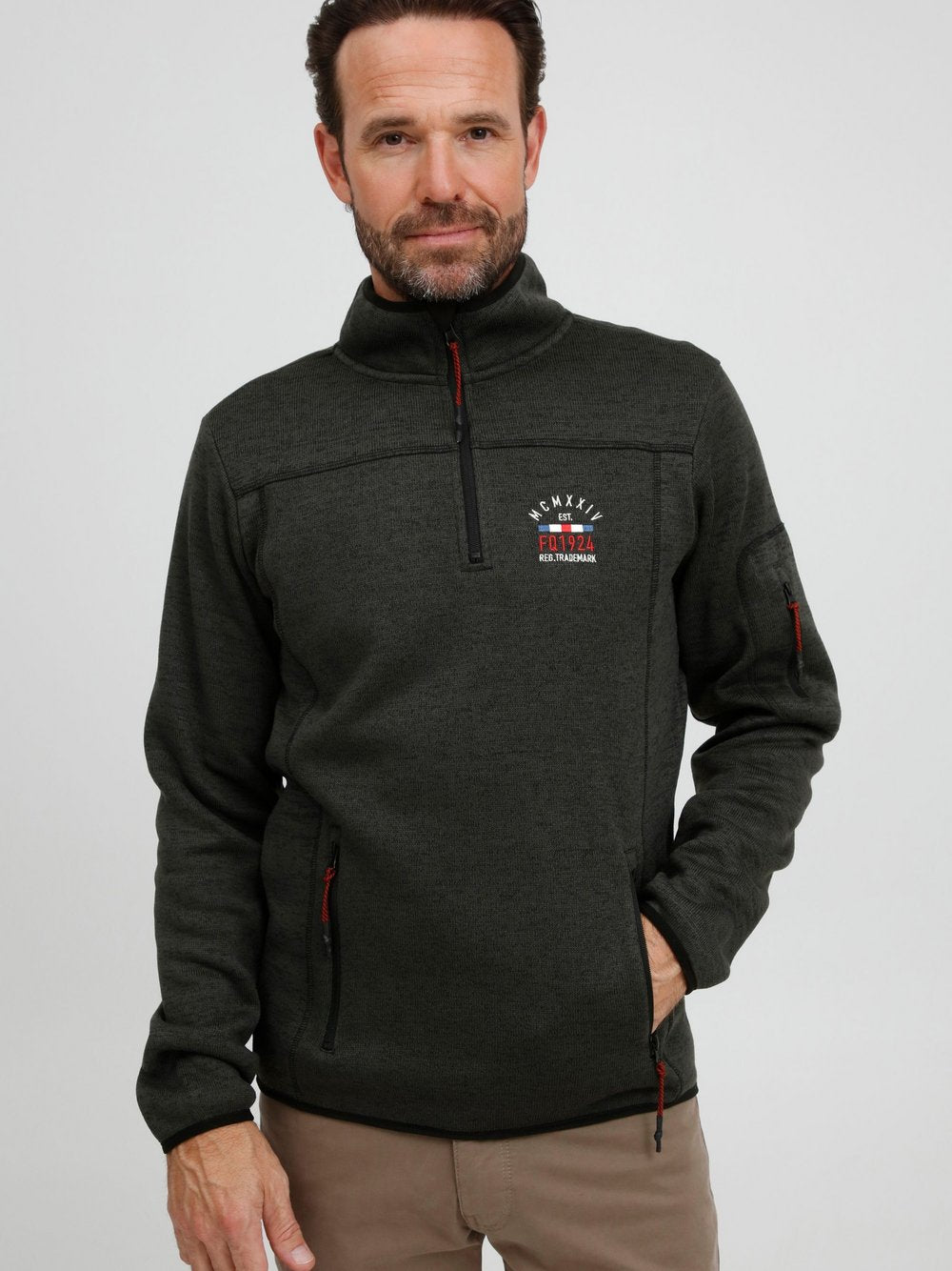 BLEND Fleecejacke Herren